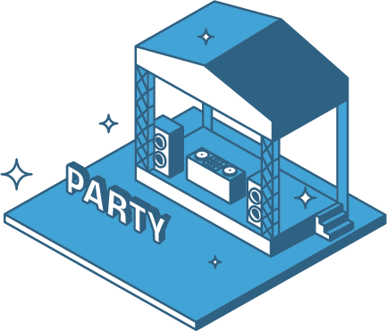 Nettoyage événementiel : illustration d'un lieu de réception